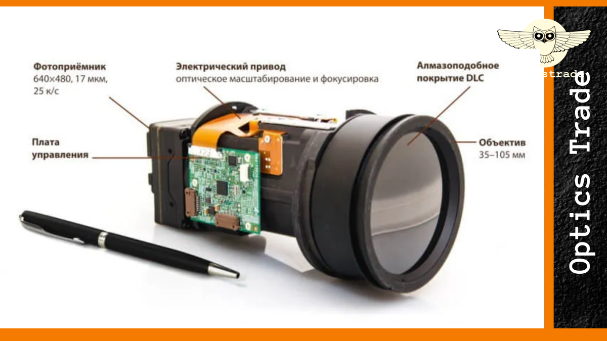 Строение тепловизионного прицела