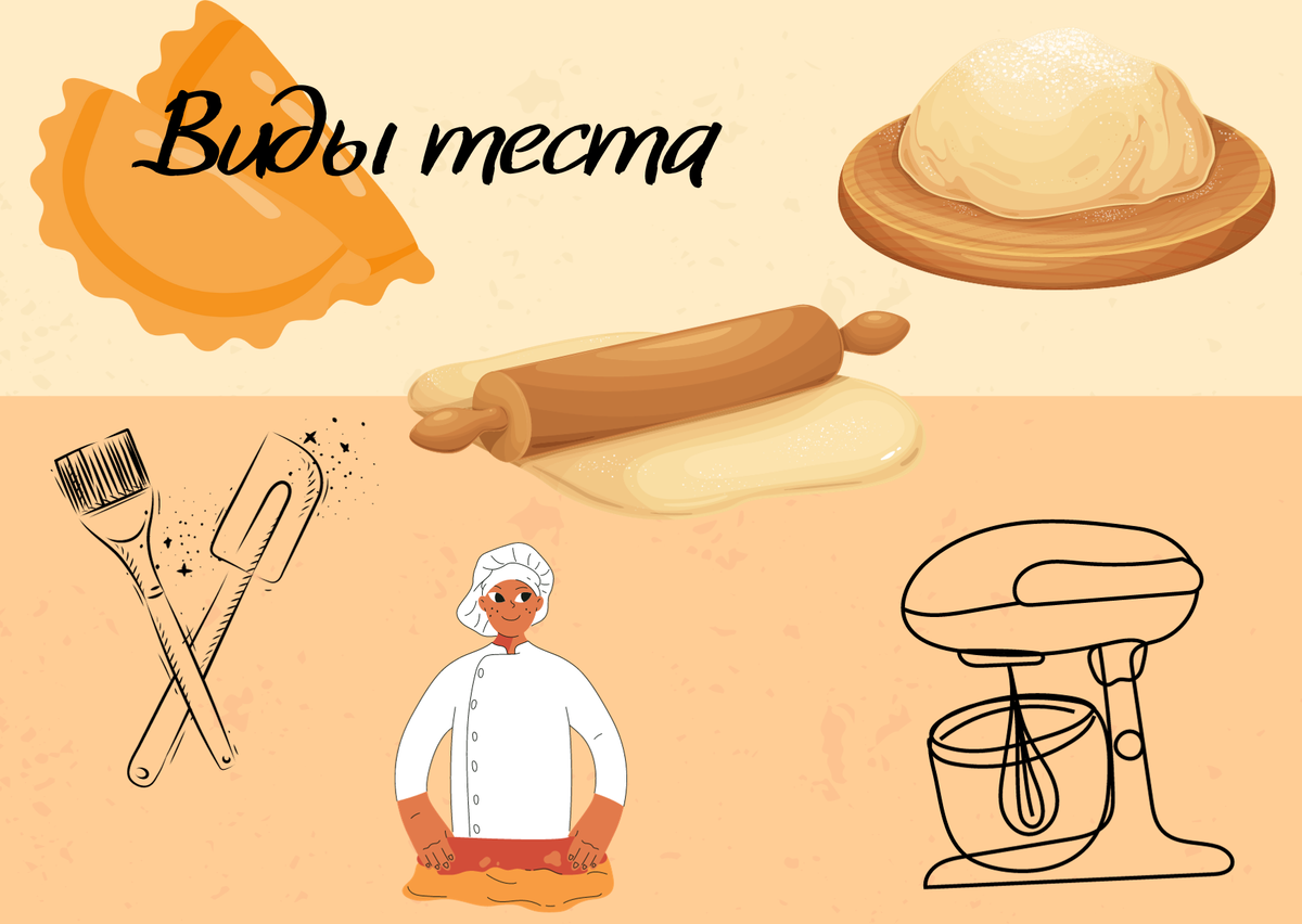 Разновидности теста! Сколько их на самом деле? | Добавить щепотку🥗👩‍🍳 |  Дзен