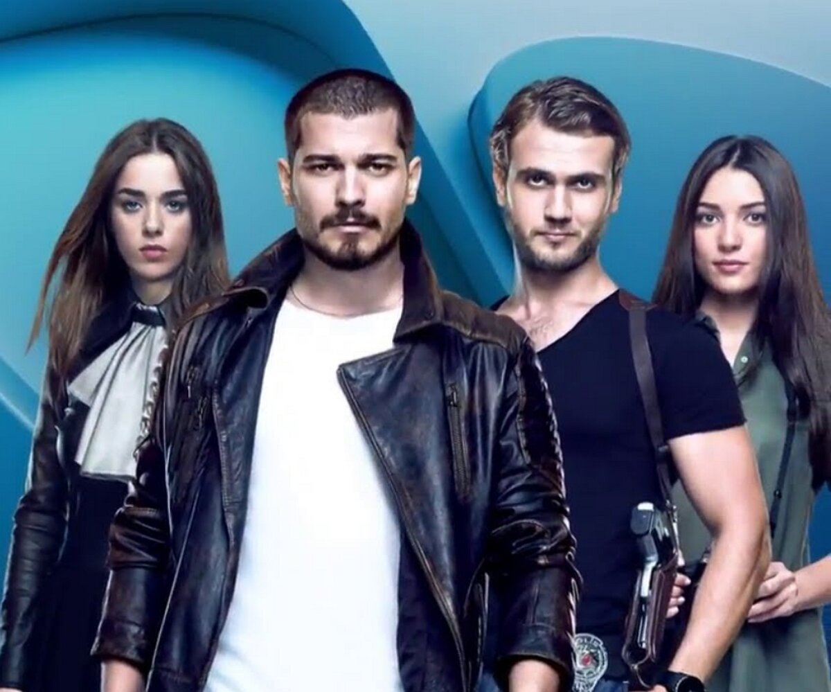 Мелек, Сарп, Умут и Эйлем в сериале «Внутри» / источник фото: You Tube