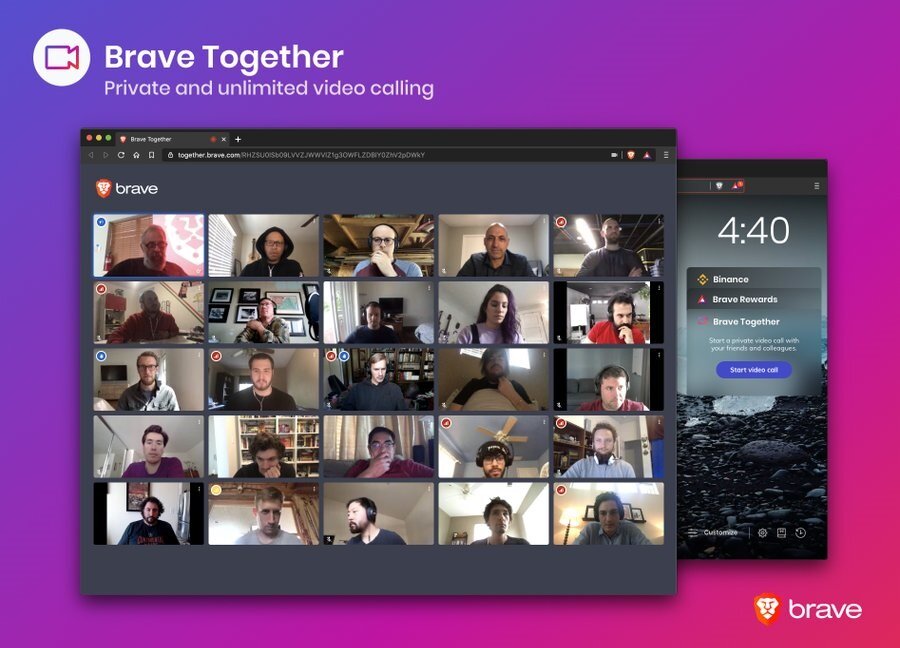 Brave Together - новый видеочат от компании BraveSoftware