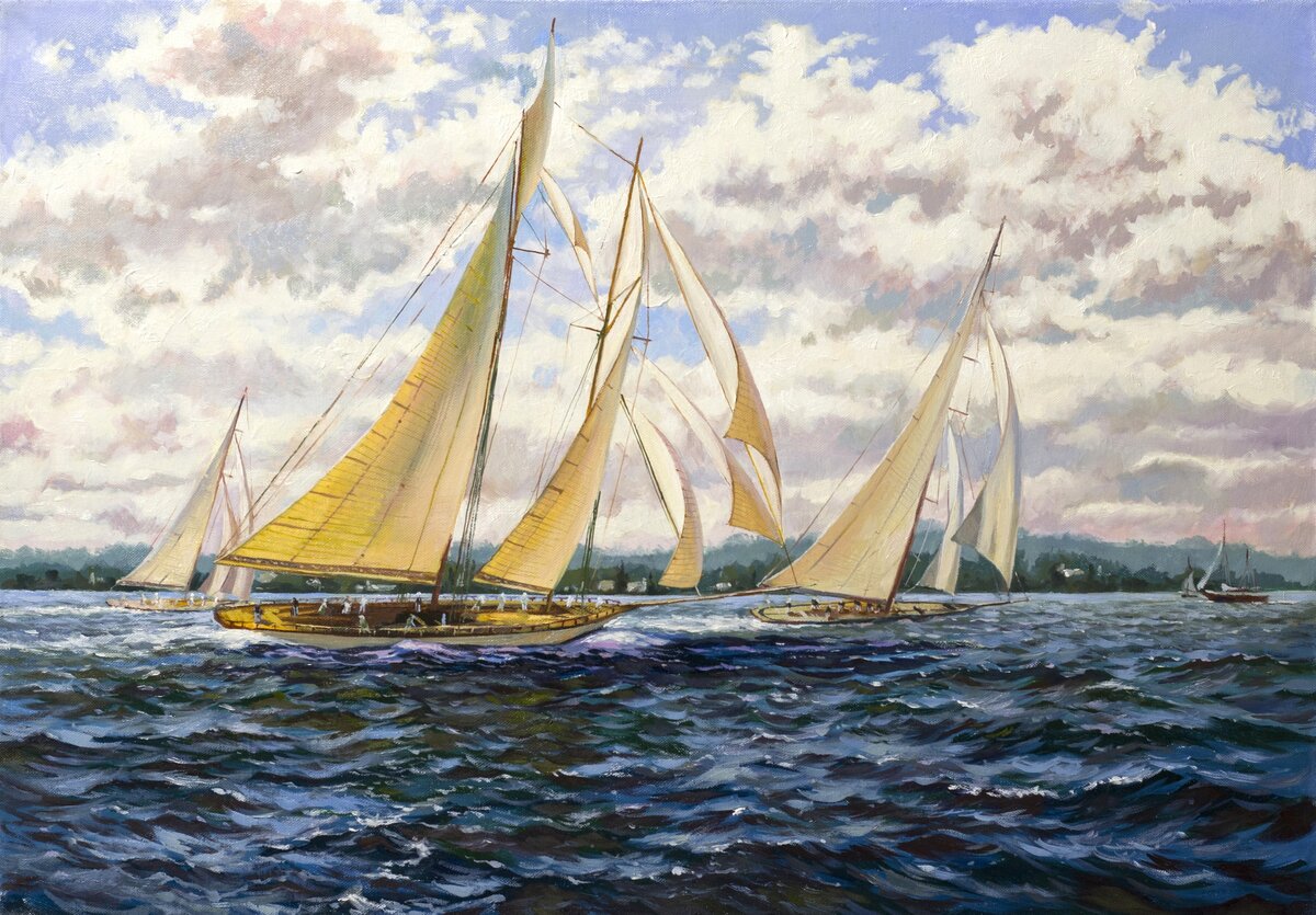 Регата. Максим Пирогов. По мотивам картины Стивена Деуса