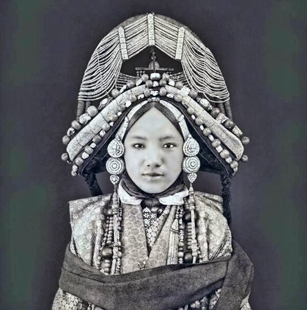 Тибетская принцесса. Тибетское восстание было прямым ответом на последствия Культурной революции и перераспределения Коммунистической партией их земель.
Тибет. 1879.  | Wikimedia Commons