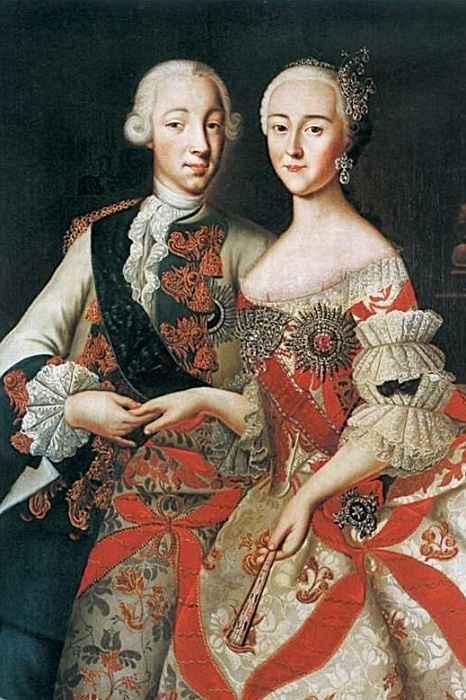 Екатерина II и Петр III