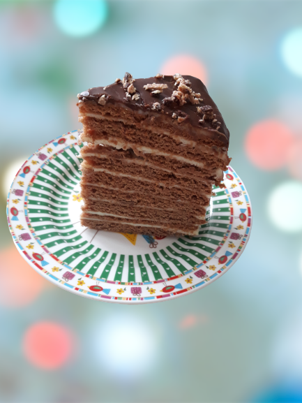 По вкусу похож на шоколадный медовик