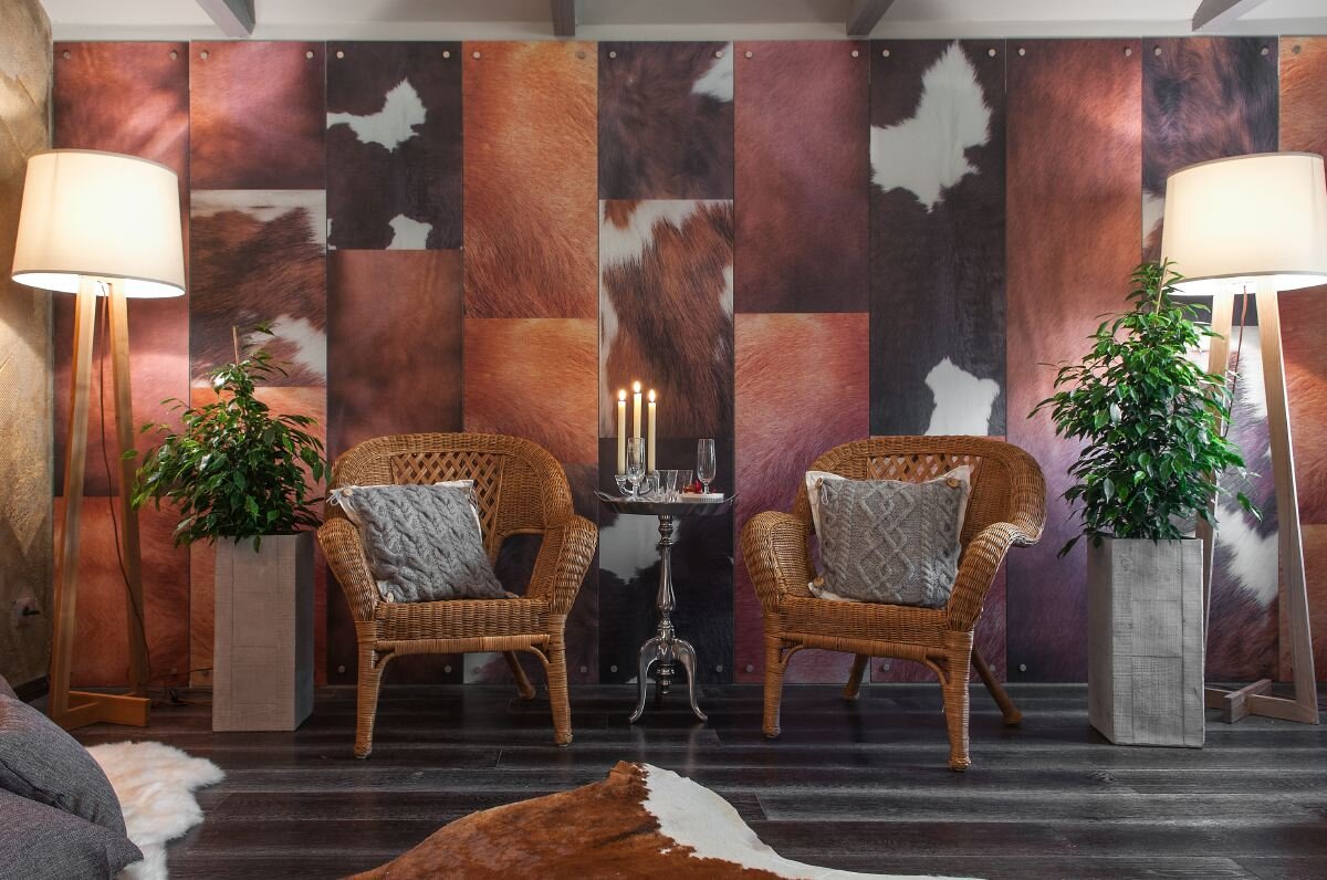 Шкуры во всей красе.