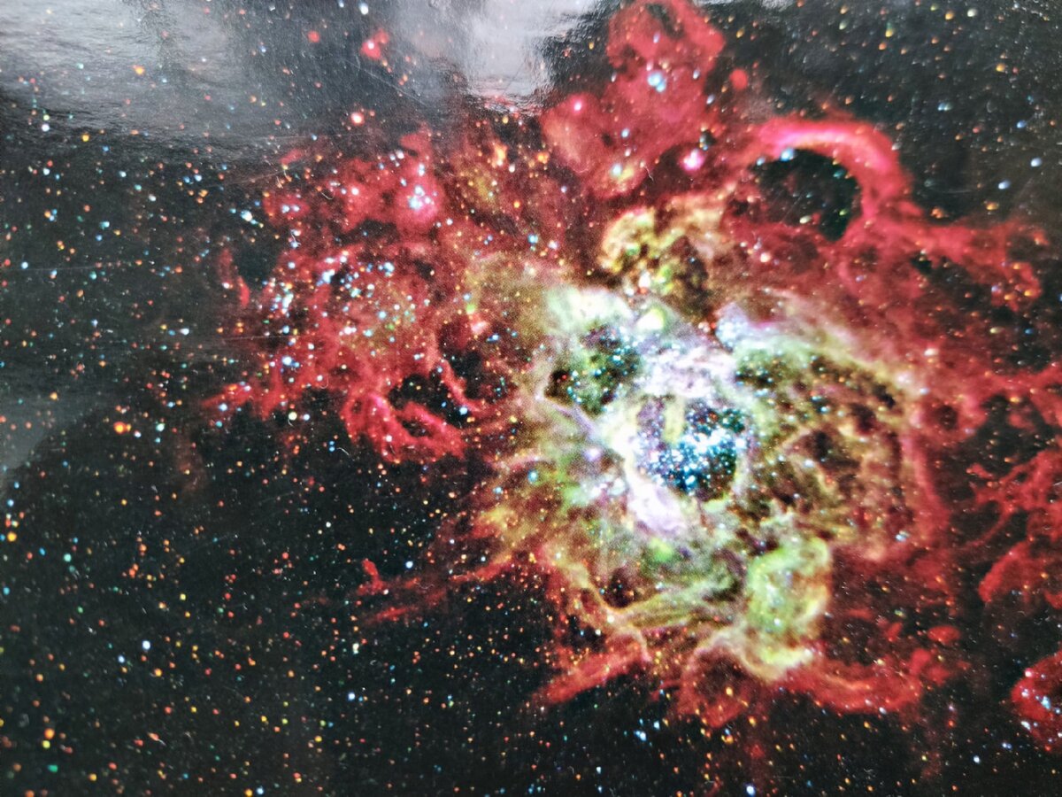 Туманность  NGC 604  в созвездии Овна.