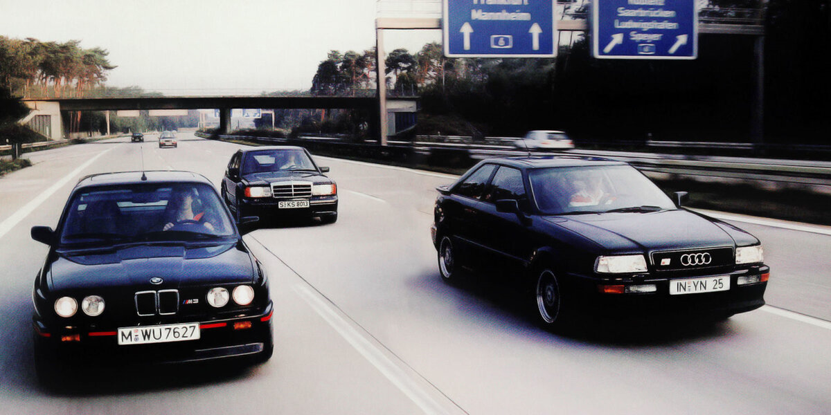Mercedes, Audi, BMW.