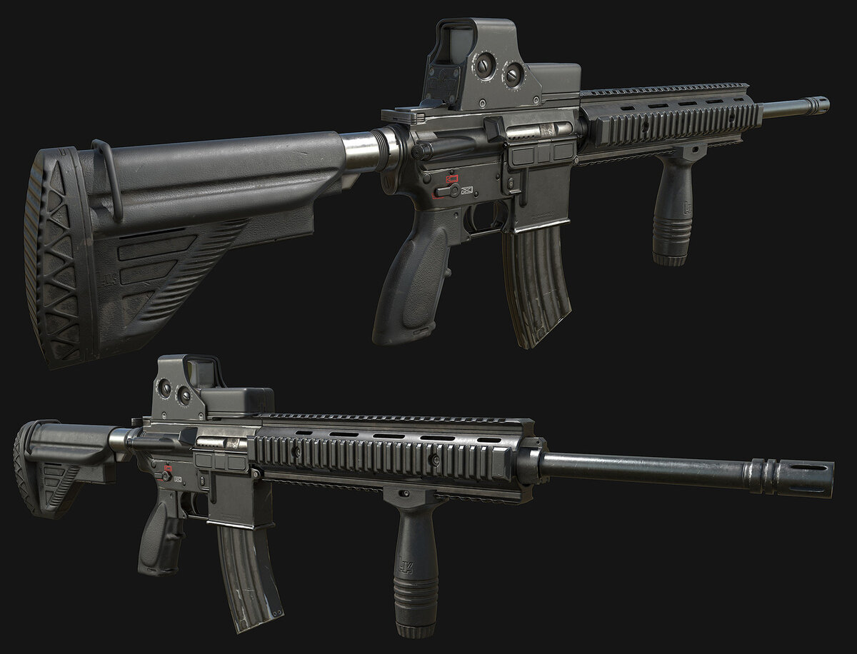 История создания M416(HK416) | Оружие | Дзен