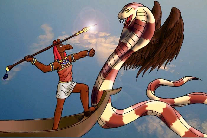 Враг бога ра. Египетский Бог Апоп. Змей Апоп. Бог Апоп в древнем Египте. Египетский змей Апоп.