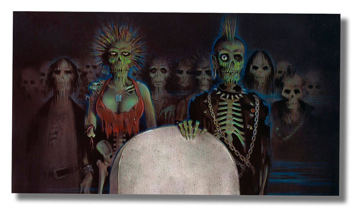 Возвращение живых мертвецов, 1985 год (фото взято из открытых источников, ретушь моя)