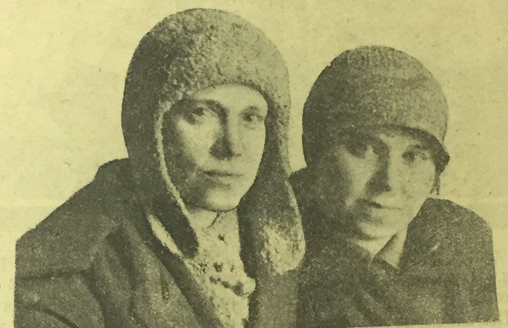  Абитуриентки Егорова и Паэгли. "Работница", 1924 г.