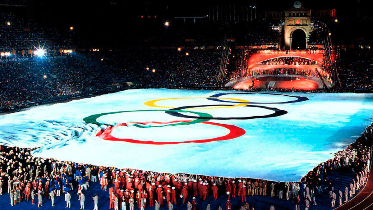 Церемония открытия Олимпиады в Барселоне