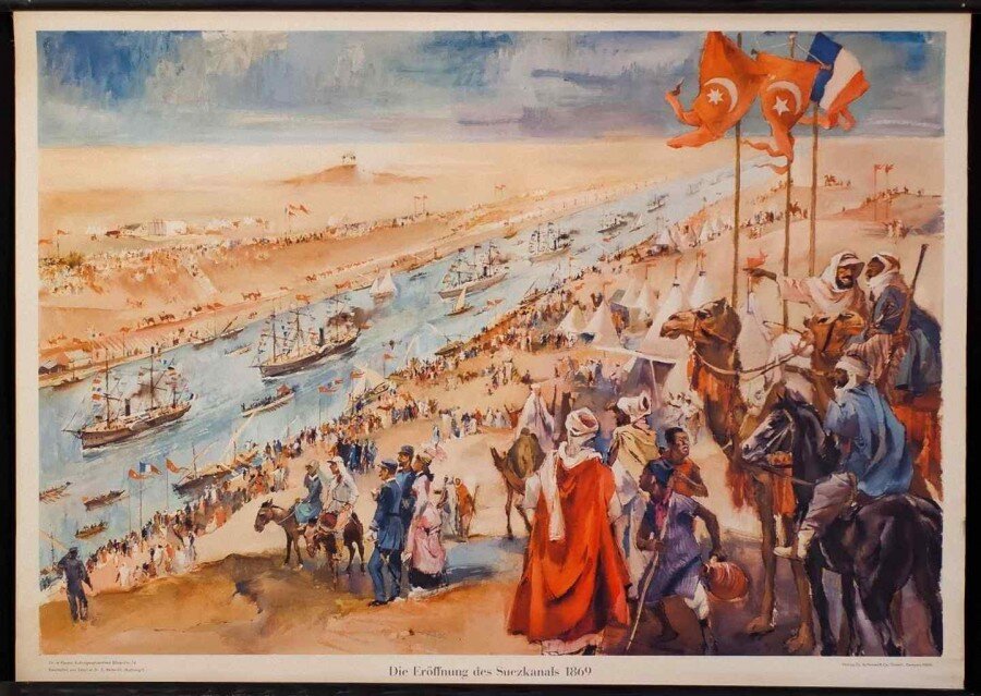 Открытие Суэцкого канала, 1869 год