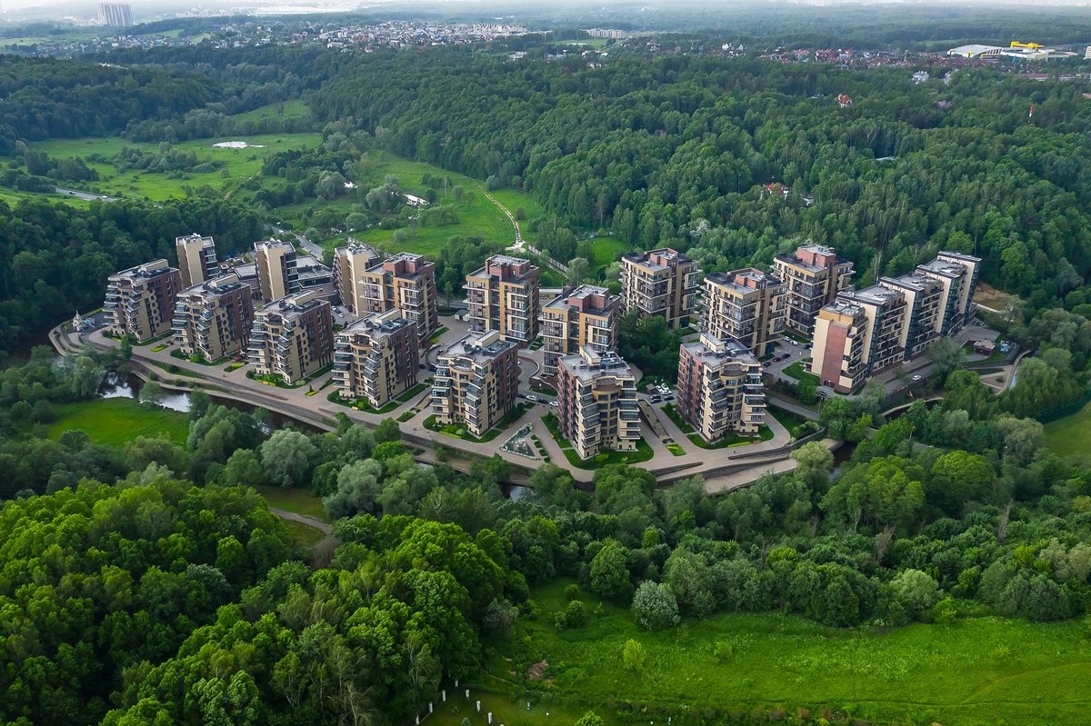 На фото: ЖК "Олимпийская деревня Новогорск".