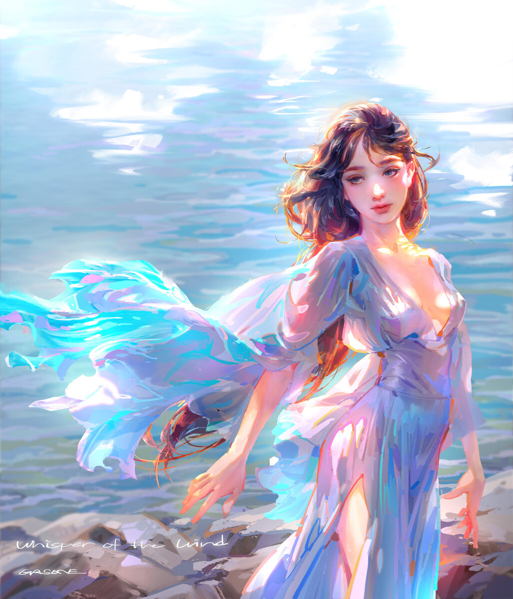 Шенгуи Сан (Shengyi Sun) Шёпот ветра https://www.artstation.com/gasoneshengyi