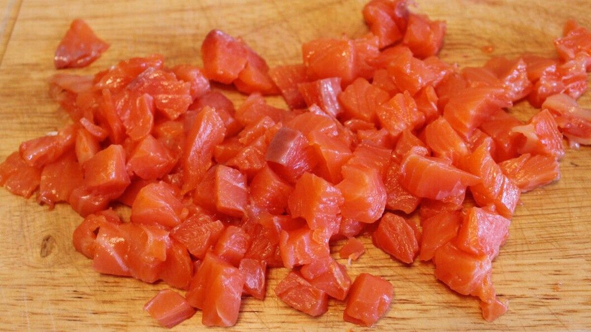 Нарезаем горбушу