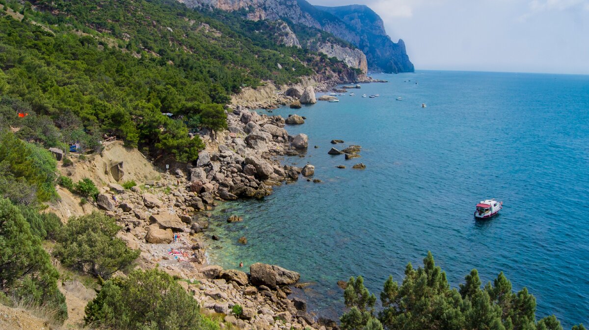 Вид на гору Носорог, Крым 2020