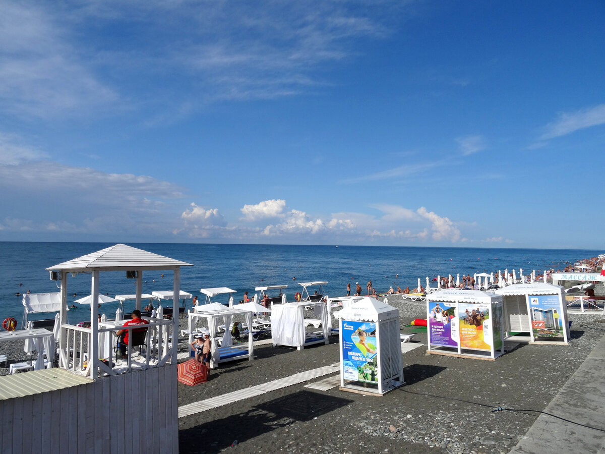 Пляж hi beach адлер фото