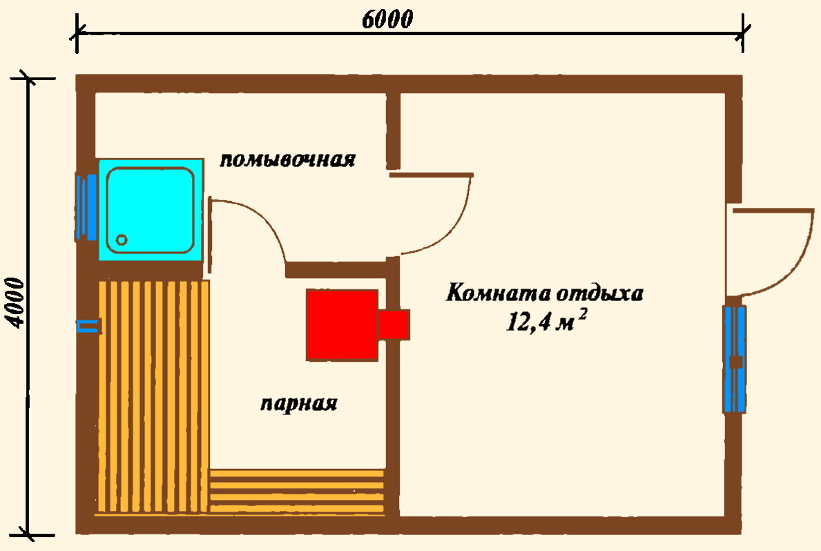 Баня ласточка проект