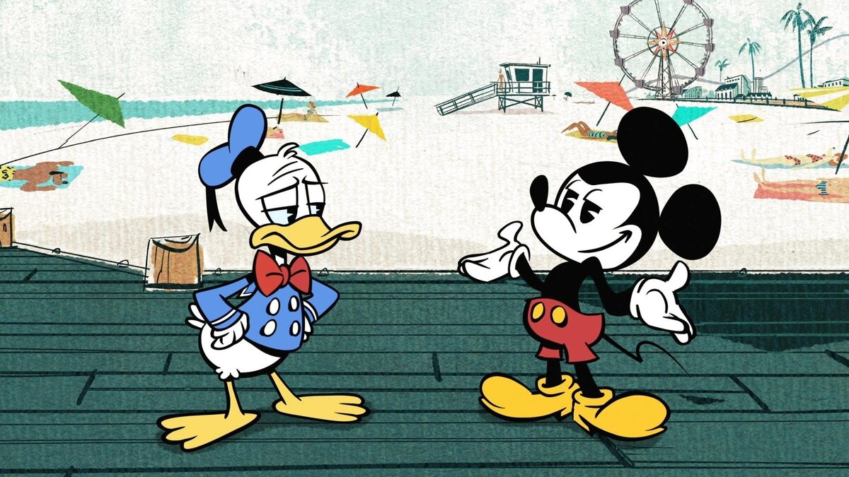 Кадр из мультсериала "Микки Маус"