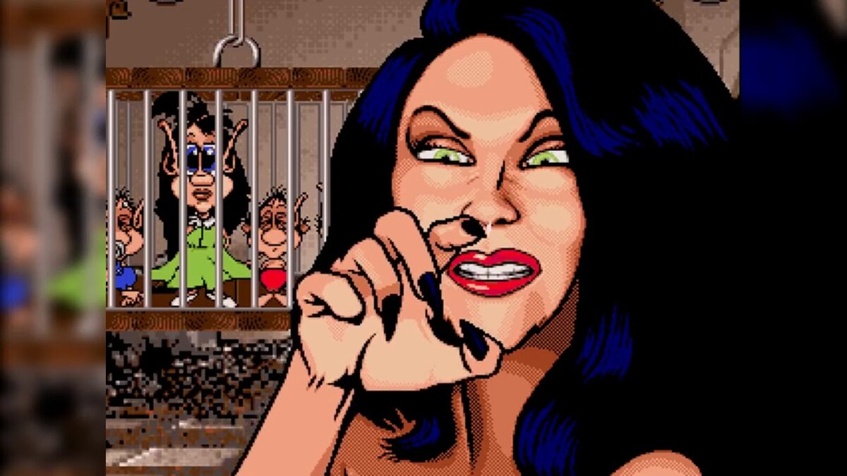 От злой колдуньи, бившей когтем в экран многие гадили шлакоблоками