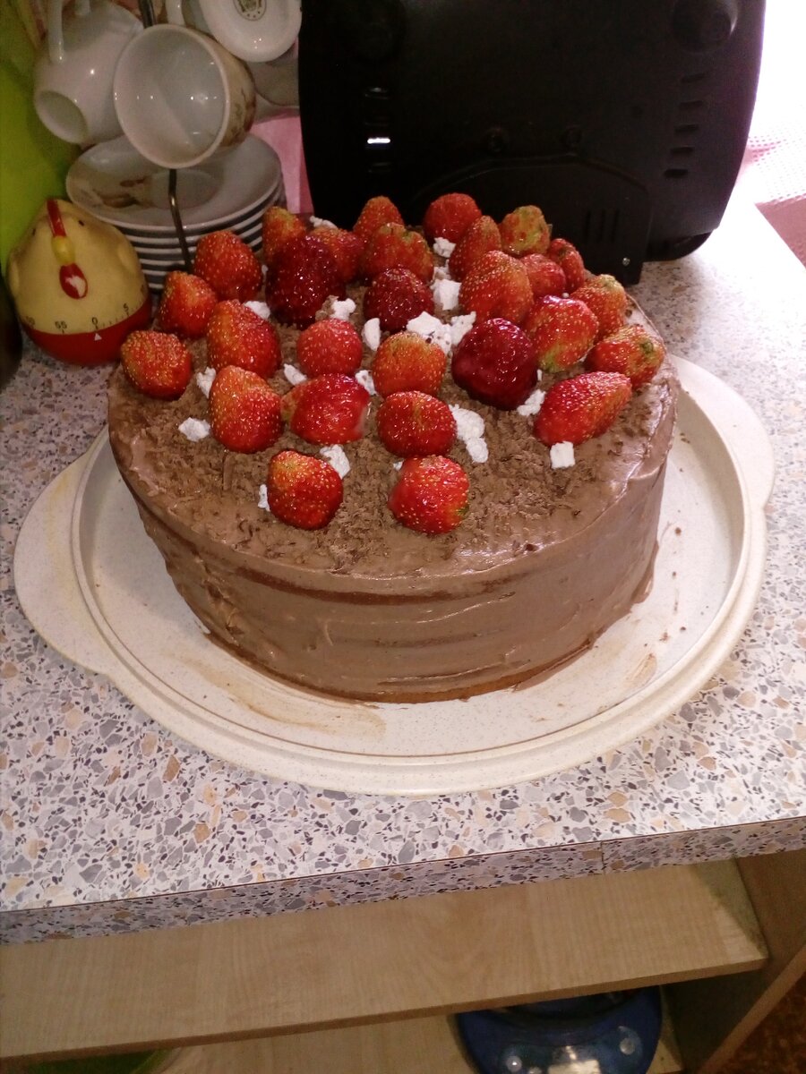 Торт «Шоколадное счастье» из личного архива фотофайлов.