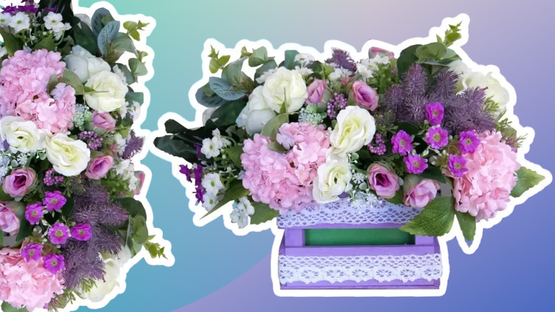12 крутых поделок из цветов от ведущих флористов Семицветика