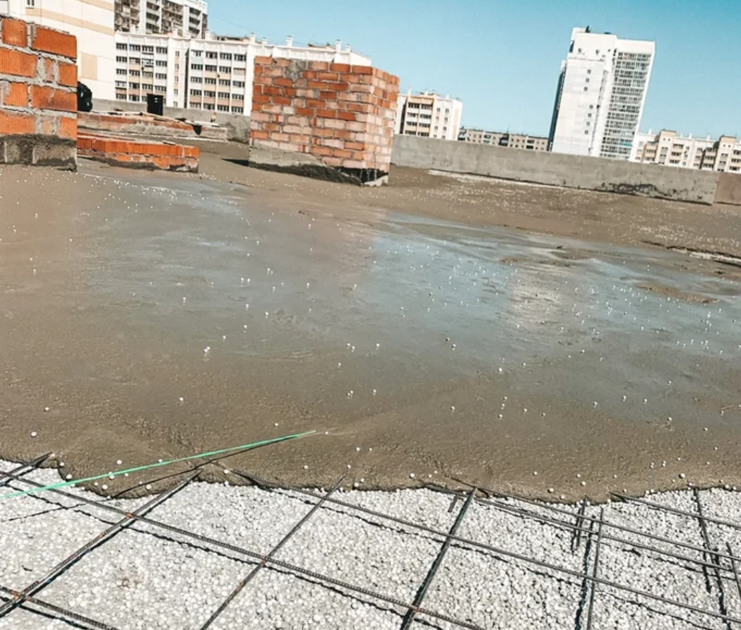 Заливка по уровню плоской кровли в г. Челябинск