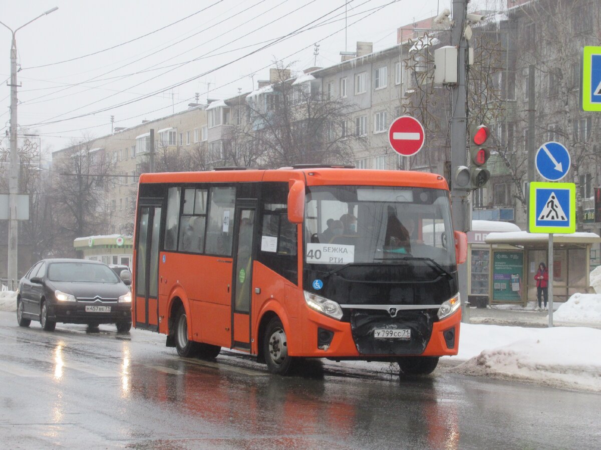 ПАЗ-320435 «Vector Next» (NS)  на новом 40 маршруте, фото автора