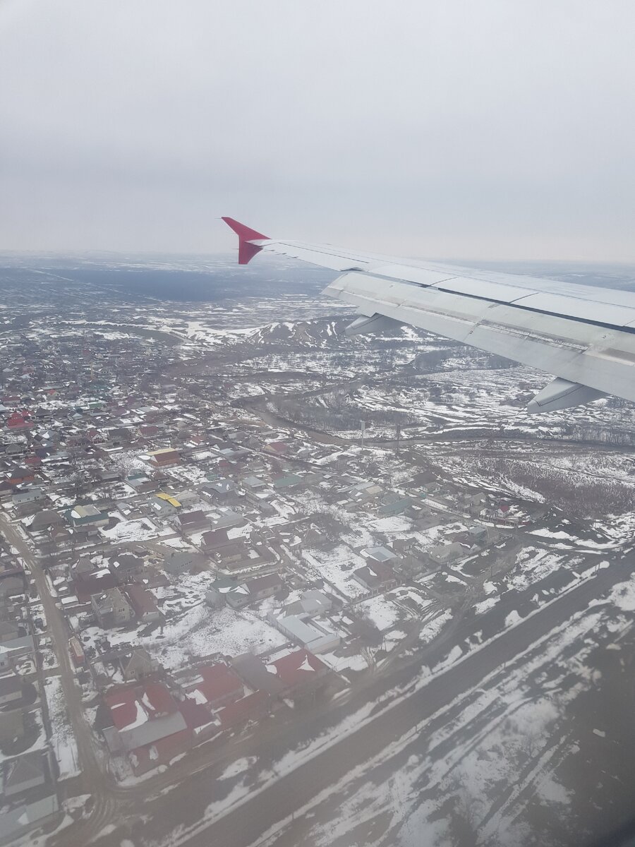 Нерадостный вид в иллюминатор