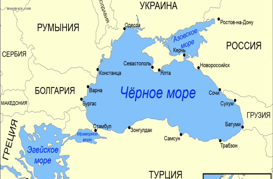 Франция море карта