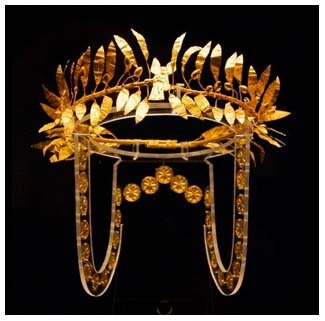 Древний этрусский Золотой Венок, около IV века до н.э.