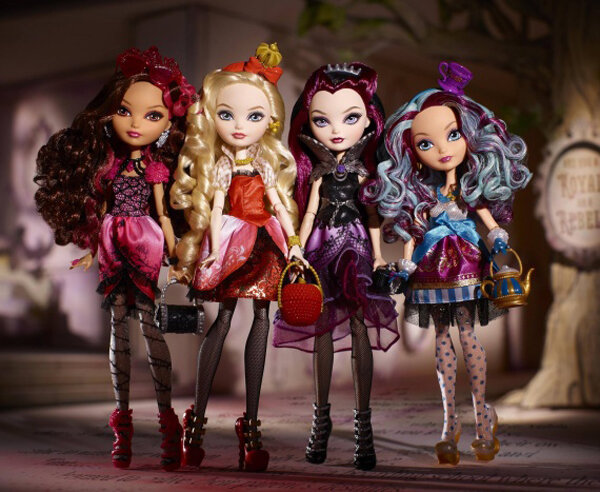 Промофото самых первых кукол Ever After High. Mattel