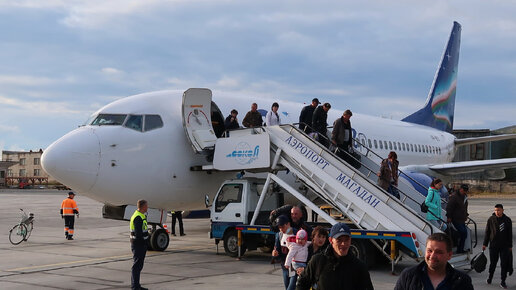 Boeing 737-700 а/к Якутия, рейс Анадырь - Магадан