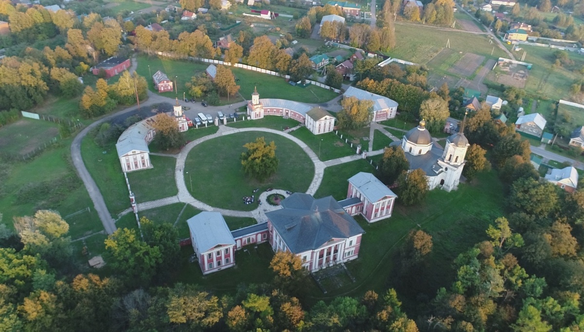 Общий вид с дрона