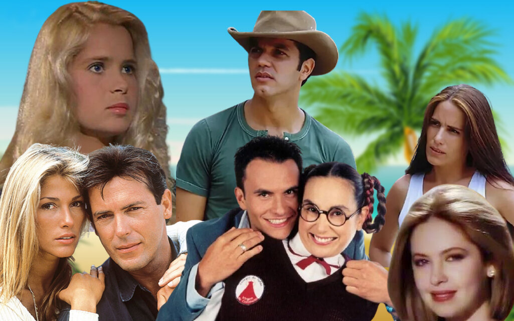 Коллаж автора с использованием кадров из латиноамериканских сериалов