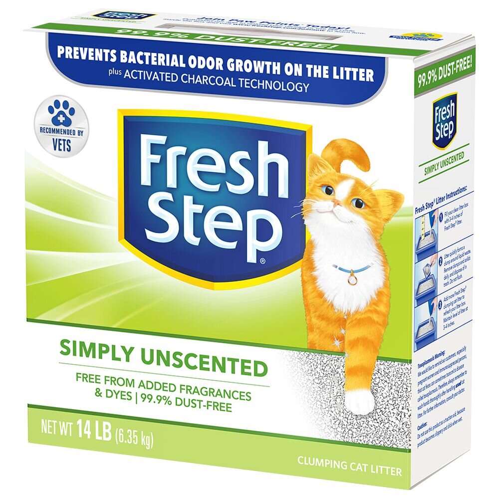 Наполнитель для кошачьего туалета FRESH STEP комкующийся 6,35 кг, код товара: ПР0061064