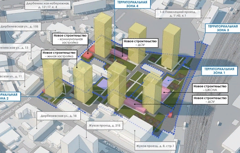 План застройки даниловского района москвы