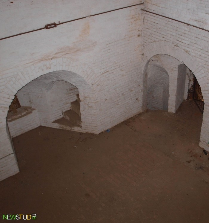 Так выглядит внутри побелённая Георгиевская башня