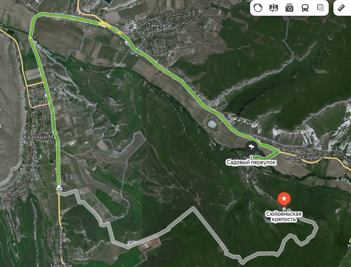 Так вёл НАВИГАТОР через Красный Мак