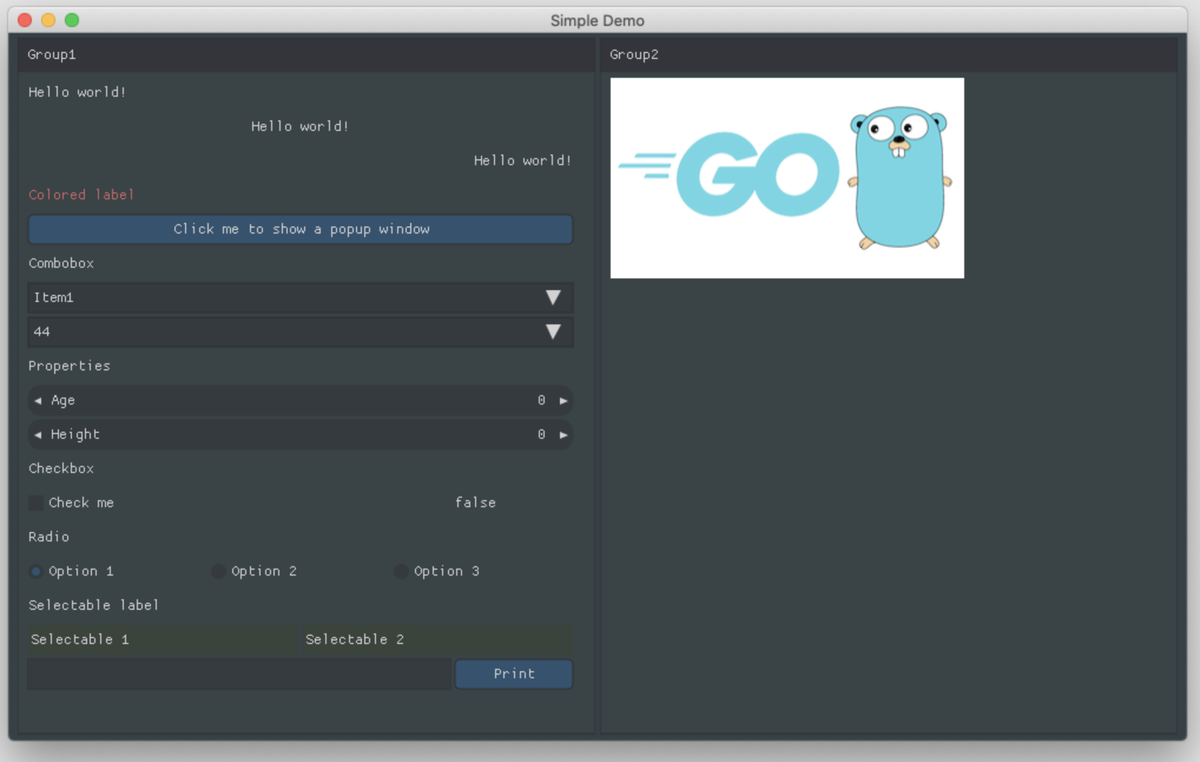 Подборка проектов для разработки GUI на Go: | Golang | Дзен