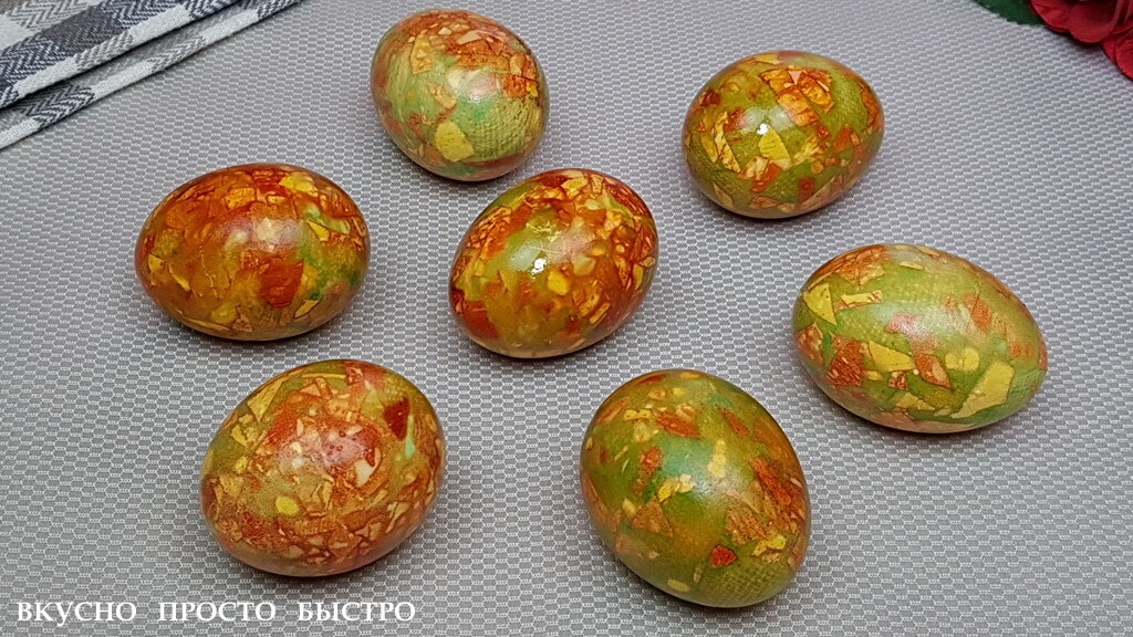Мраморные яйца - рецепт на канале Вкусно Просто Быстро