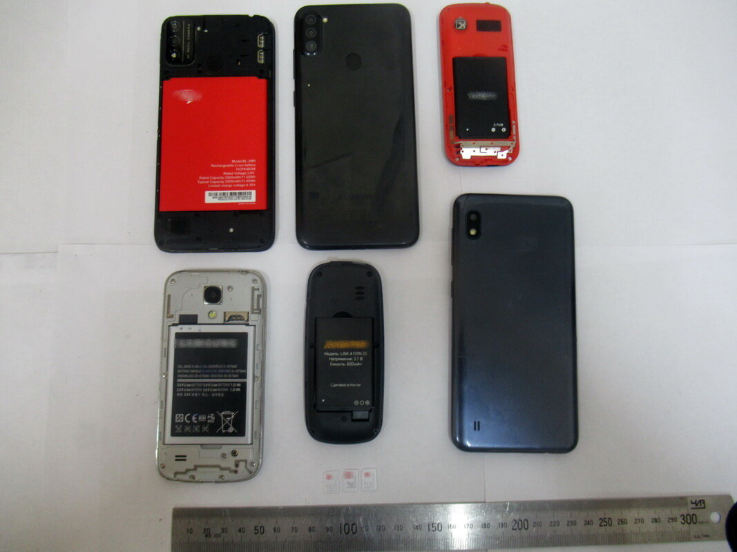 Изъятые запрещённые предметы в коробке из-под молока в ИК-5 УФСИН России по Забайкальскому краю