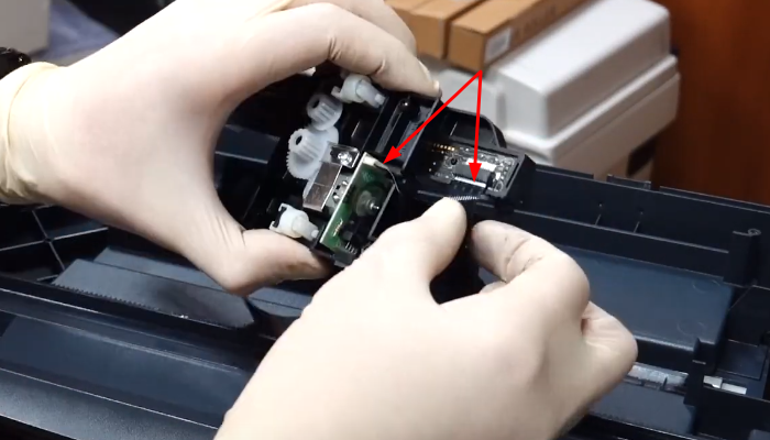 Фото 36. Стекло сканера