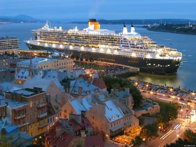 Лайнер «Queen Mary 2» в родном порту