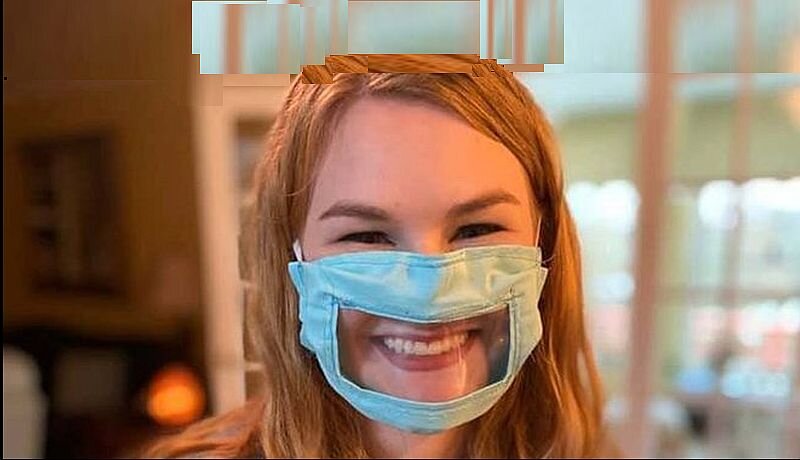 Улыбка через маску. Фото: news.liga.net