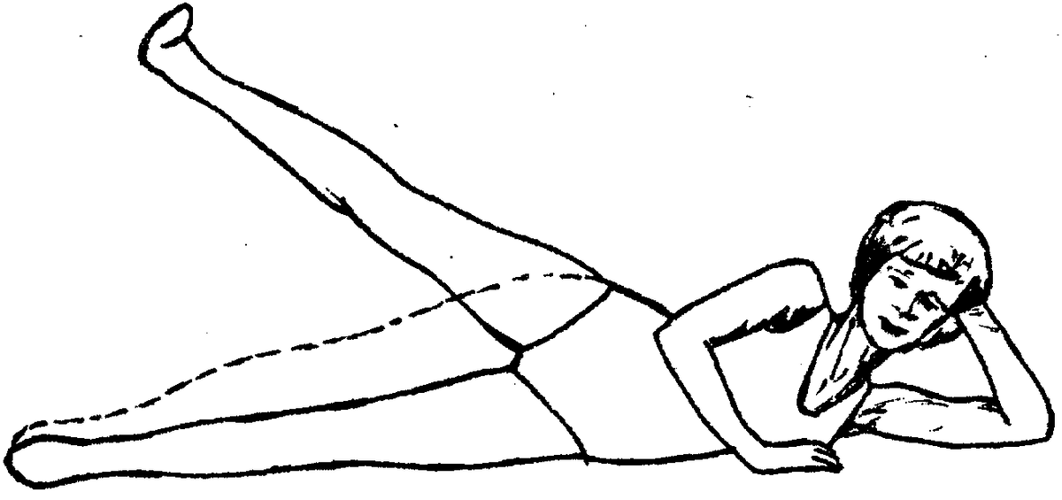 Лежа правым боком. Лежа на боку согнуты ноги. Упражнение поднимание ног лежа на боку. ЛФК поднятие ног лежа. Лежа на боку ноги согнуты в коленях ЛФК.