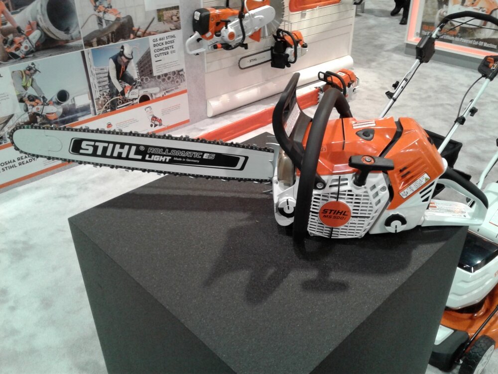 MS 500i, новая цепная пила Stihl объемом 79,2 куб. см с электронным впрыском топлива
