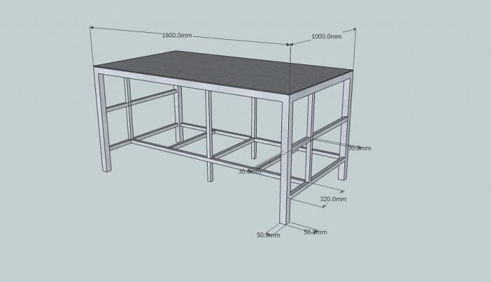 Стол для слесарных работ