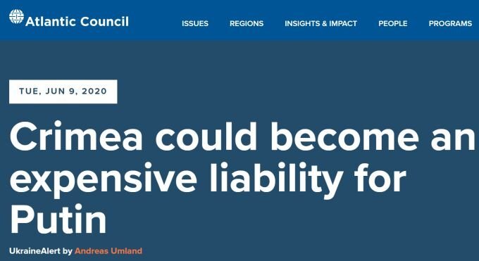 Скриншот статьи с сайта atlanticcouncil.org